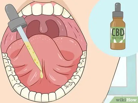 Принимайте масло CBD от кашля, шаг 1