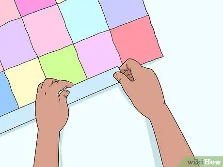 Завершить переплет лоскутного шитья, шаг 1