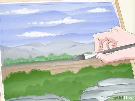 Рисуем акварельные пейзажи Шаг 13