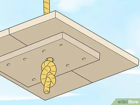 Повесьте качели для дерева Шаг 14