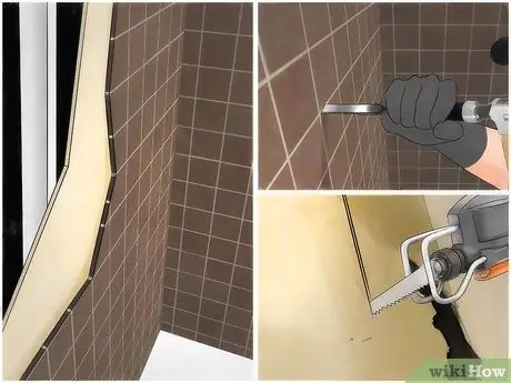 Удаление плитки в ванной, шаг 9