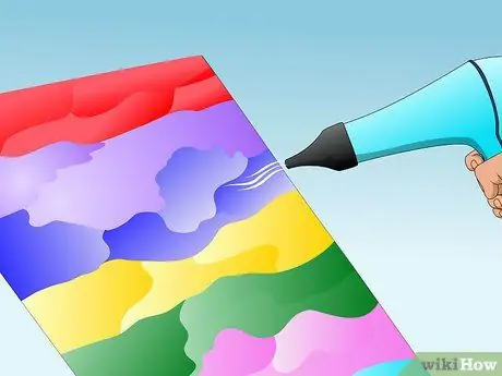 Сделайте цветную бумагу цвета радуги Шаг 4