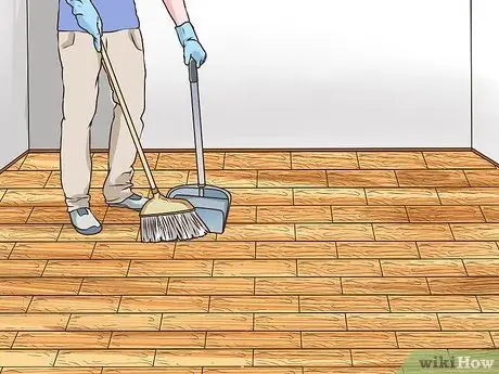 Чистые липкие полы из твердых пород древесины Шаг 5