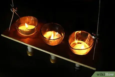 Делаем канделябры из старых бутылок Шаг 19