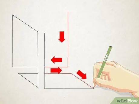 Рисуем невозможный куб. Шаг 3 Рисуем невозможный куб. Шаг 3