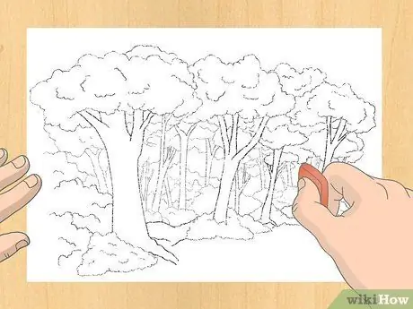 Рисуем лес Шаг 7 Рисуем лес Шаг 7