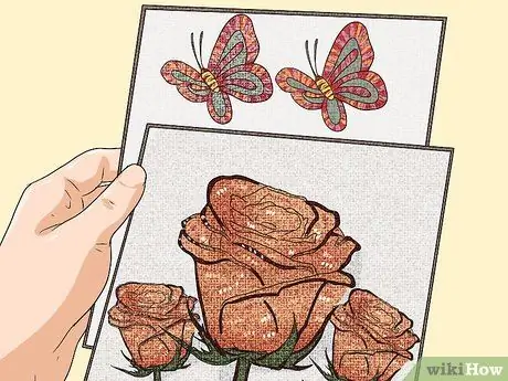Выберите мулине для вышивания Шаг 1