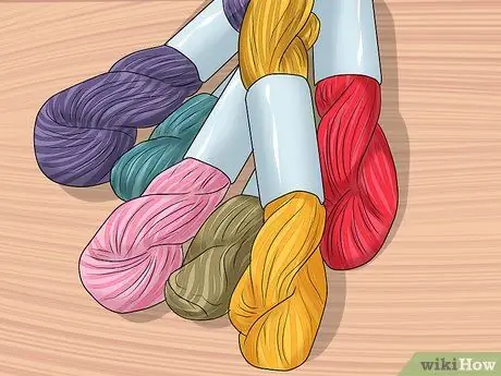 Выберите мулине для вышивания Шаг 7