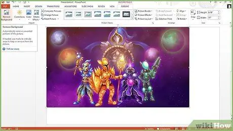 Замена фона на фотографии с помощью PowerPoint Шаг 3 Замена фона на фотографии с помощью PowerPoint Шаг 3