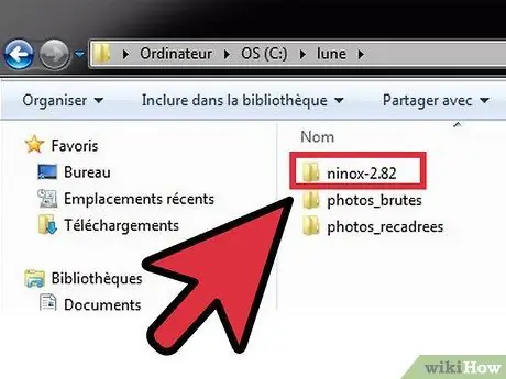 Выровняйте и сложите несколько изображений Луны с помощью Ninox и Registax Шаг 2