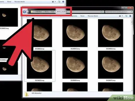 Выровняйте и сложите несколько изображений Луны с помощью Ninox и Registax Шаг 3