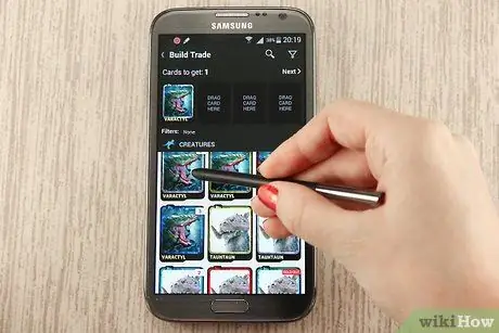 Обменяйте нужные карты на нужные вам карты в Star Wars_ Card Trader, шаг 8