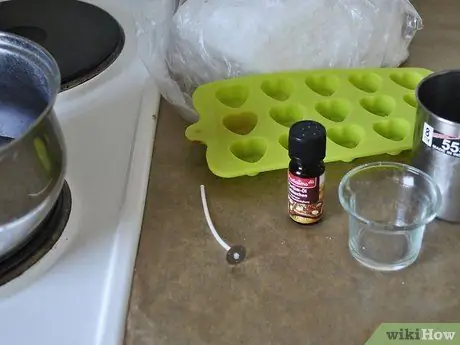 Сделайте свечу на основе Tye Dye, шаг 1