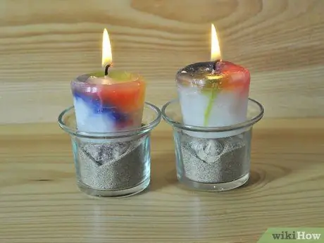Сделайте свечу на основе Tye Dye, шаг 13