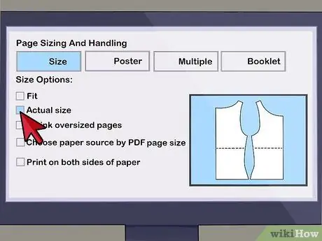 Распечатать PDF Выкройки Шаг 6