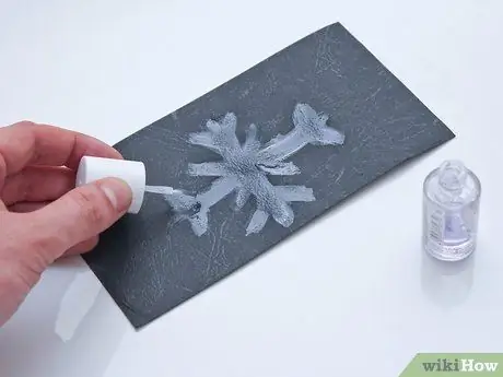 Снежинки сахарной краской Шаг 10