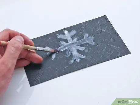 Снежинки сахарной краской Шаг 6
