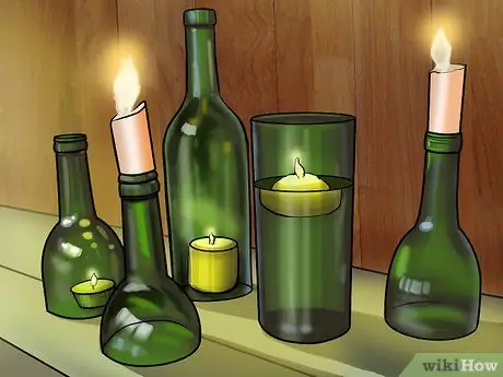 Винные бутылки Upcycle Step 1