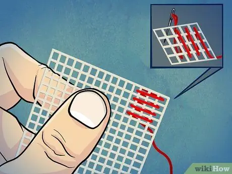 Сшить пластиковый холст Шаг 5 Сшить пластиковый холст Шаг 5