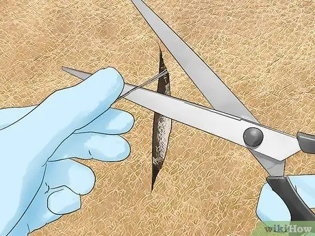 Ремонт порванной кожи, шаг 3