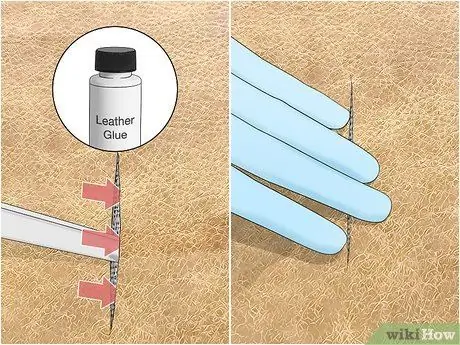 Ремонт порванной кожи Шаг 7