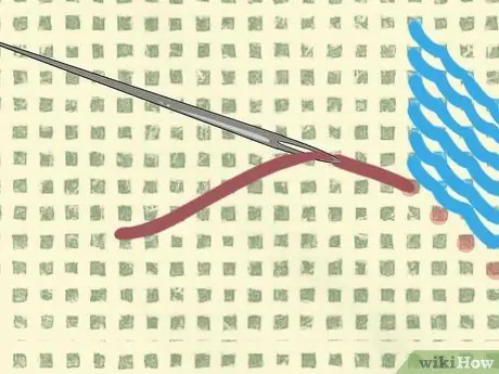 Сделать Needlepoint Step 11