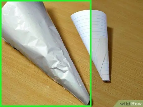 Создание воронки из алюминиевой фольги Шаг 6