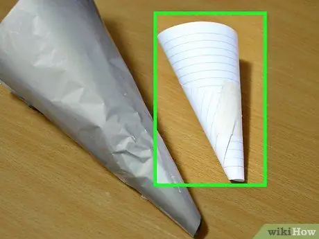 Создание воронки из алюминиевой фольги Шаг 7