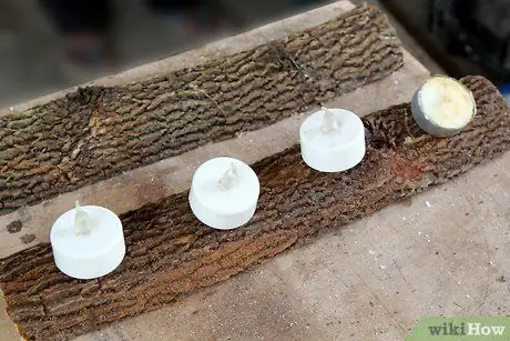 Сделайте подсвечник из ветки дерева, шаг 5