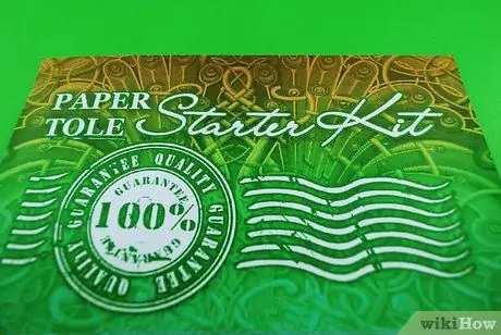 Сделайте Paper Tole Шаг 1