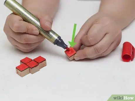Чернильные марки с маркерами Шаг 4