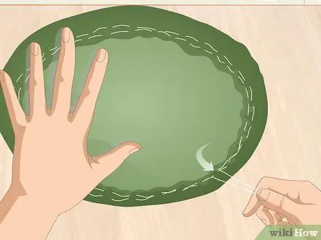 Пришиваем круг шаг 11