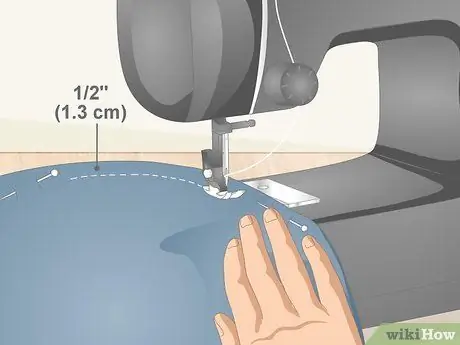 Пришиваем круг Шаг 2