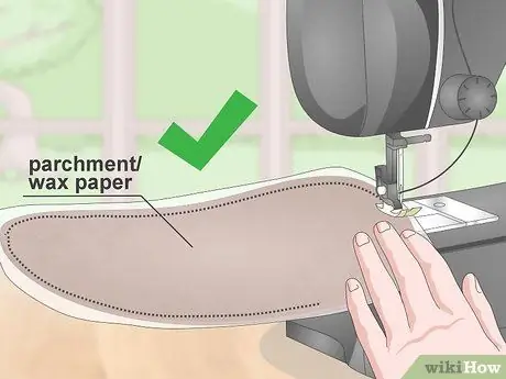 Шить искусственную кожу Шаг 15