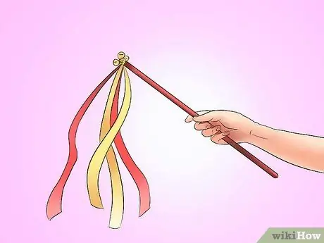 Изготовление жезла из свадебной ленты. Шаг 13