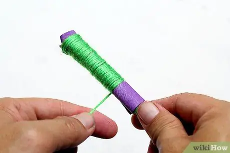 Изготовить метелку из перьев. Шаг 7