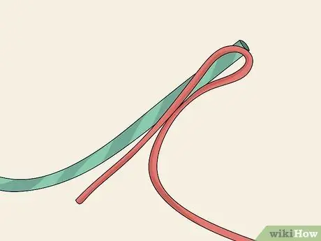 Остановить веревку, чтобы она не изнашивалась, шаг 1