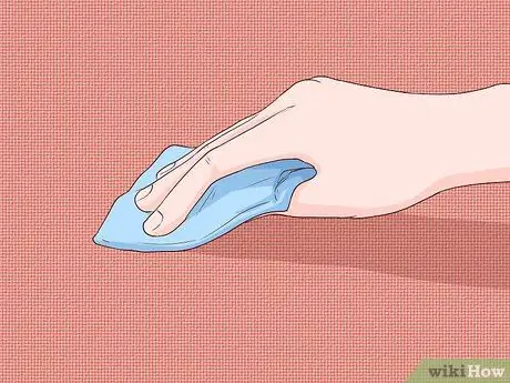 Удаление вмятин от мебели с ковра Шаг 5