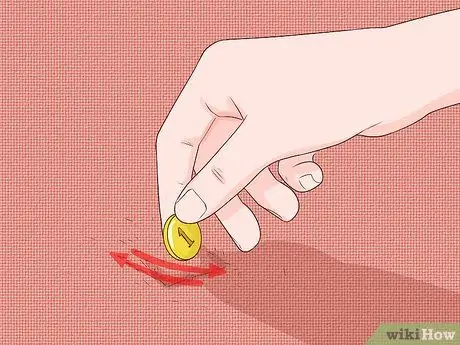 Удаление вмятин от мебели с ковра Шаг 6