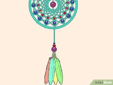 Вязание Ловца снов крючком. Шаг 10
