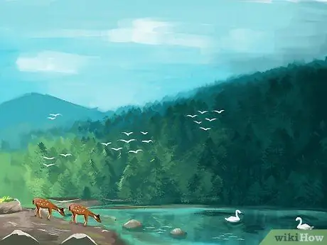 Рисуем озеро Шаг 8