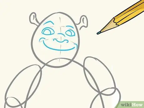 Рисуем Шрека Шаг 3