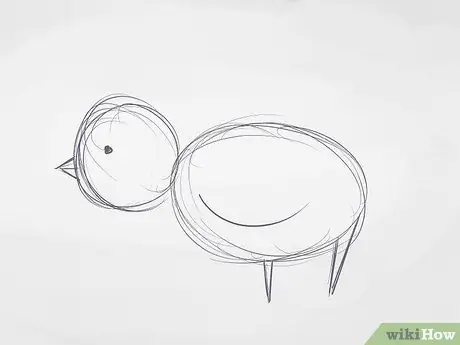 Рисуем двухмерную птицу (для начинающих) Шаг 8