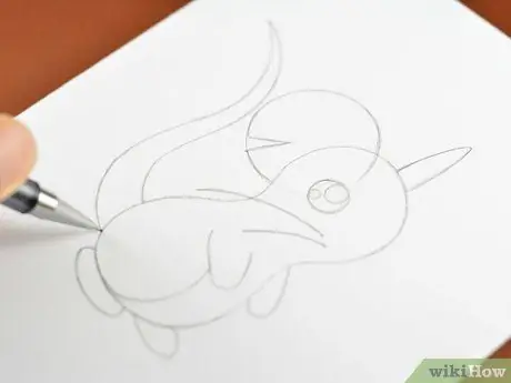 Нарисуйте симпатичную мышку из шага 6 Transformice