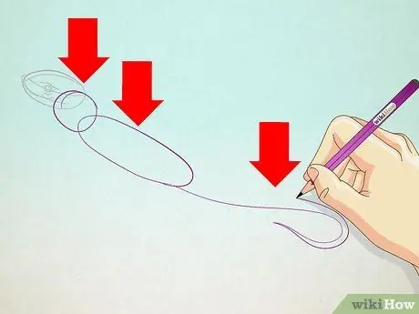 Рисуем ящерицу Шаг 3 Рисуем ящерицу Шаг 3
