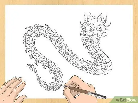 Рисуем китайского дракона Шаг 5
