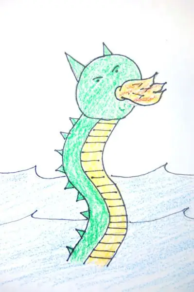 DrawSeaCreature Шаг 10 DrawSeaCreature Шаг 10