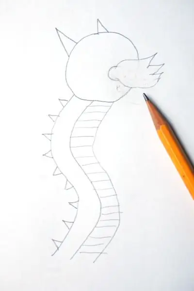 DrawSeaCreature Шаг 7 DrawSeaCreature Шаг 7