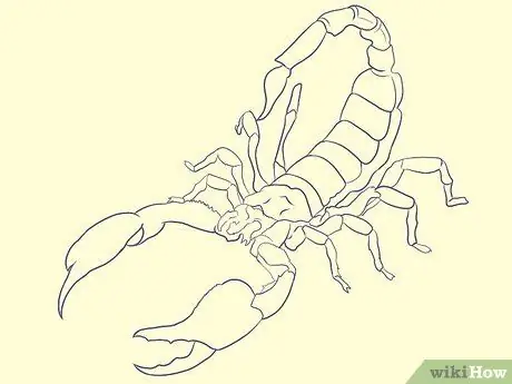 Рисуем скорпиона Шаг 20 Рисуем скорпиона Шаг 20