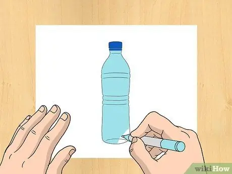 Рисуем бутылку с водой. Шаг 10